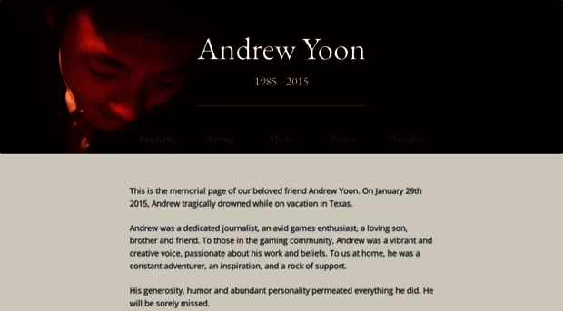 andrewyoon.org