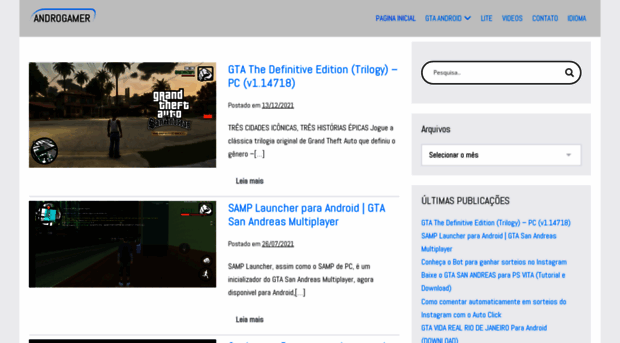ANDROGAMER – Página: 4 – Aplicativos, Jogos e Entretenimento