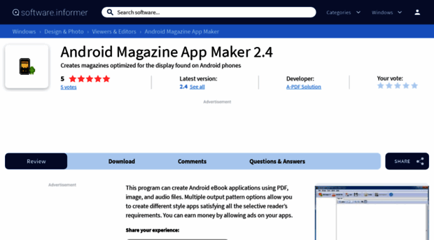android-magazine-app-maker.software.informer.com