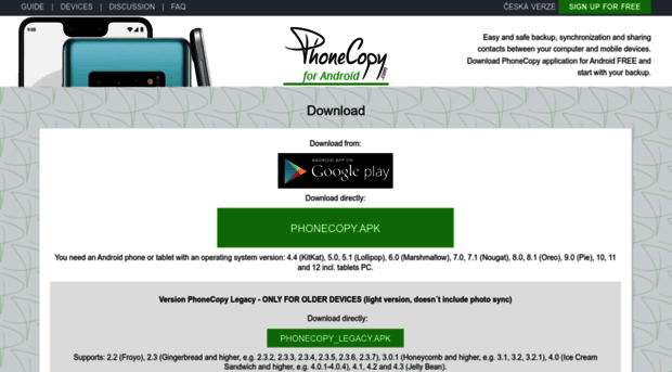 android.phonecopy.com