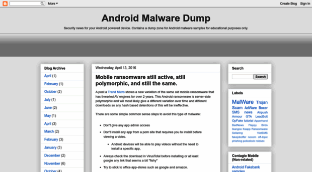 androidmalwaredump.blogspot.com