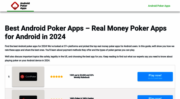 androidpokerapps.com