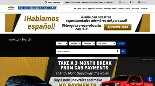 andymohrspeedwaychevrolet.com