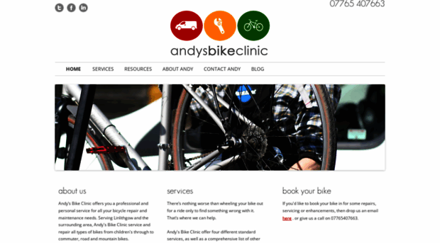 andysbikeclinic.com