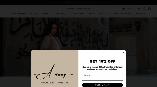 aneeqmodestwear.com