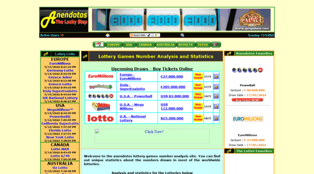 lotto number statistics