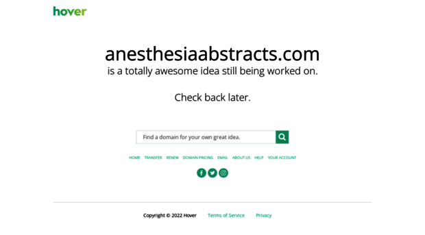 anesthesiaabstracts.com