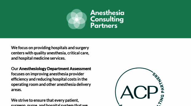 anesthesiaconsultingpartners.com