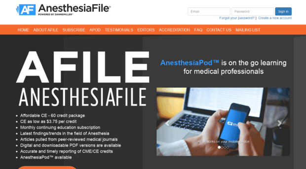 anesthesiafile.com