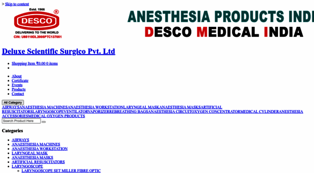 anesthesiaproductsindia.com