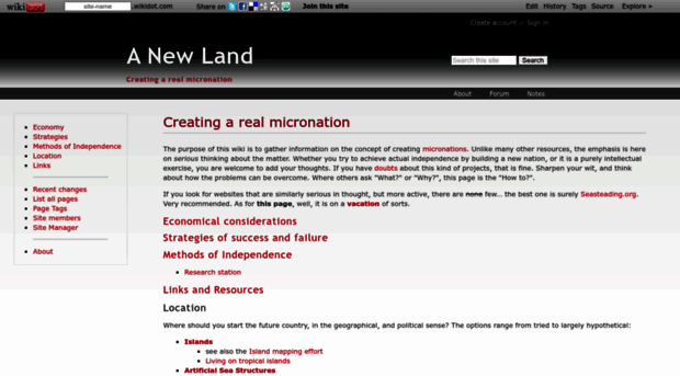 anewland.wikidot.com