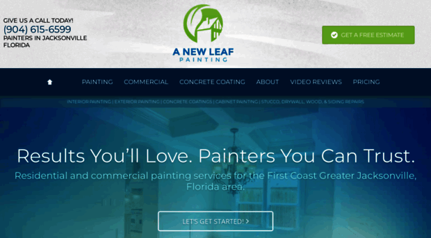 anewleafpainting.com