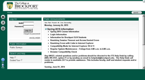 angel.brockport.edu