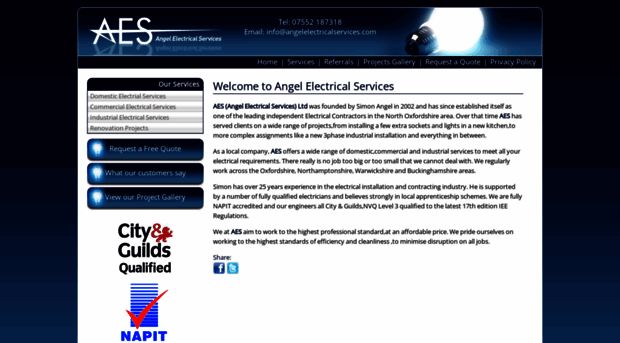 angelelectricalservices.com