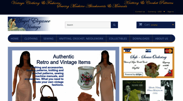 angelelegancevintage.com