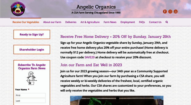 angelicorganics.com