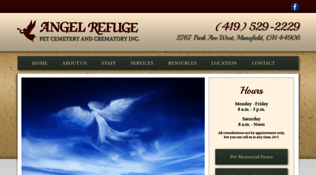 angelrefugepetcemetery.com