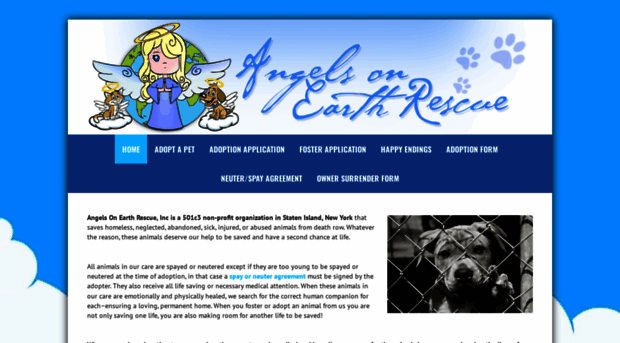 angelsonearthrescue.com