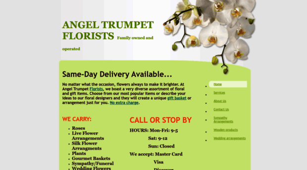 angeltrumpetflorists.com