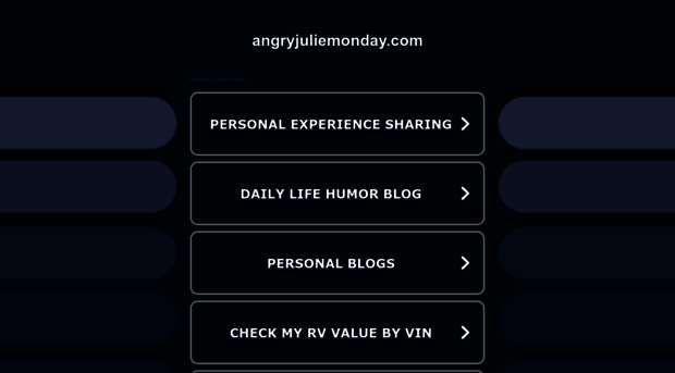 angryjuliemonday.com