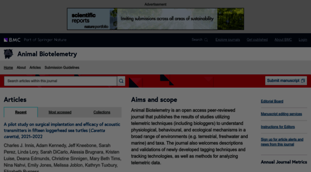 animalbiotelemetry.biomedcentral.com