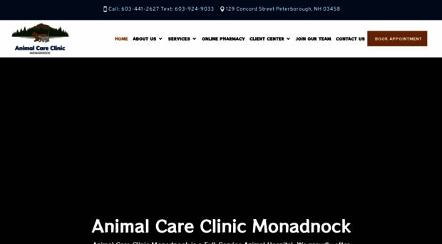 animalcareclinicmonadnock.com