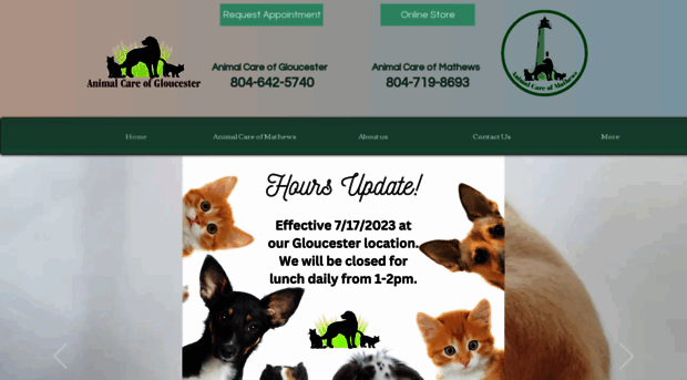 animalcareofgloucester.com