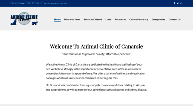 animalclinicofcanarsie.com