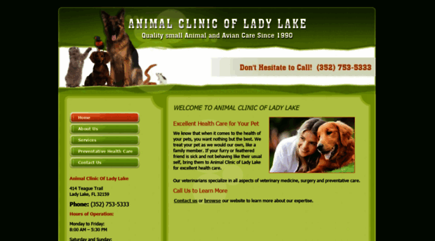 animalclinicofladylake.com