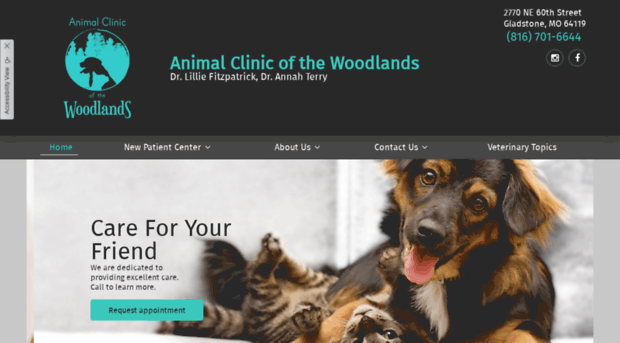 animalclinicofthewoodlands.com