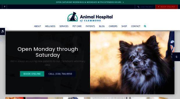 animalhospitalofclemmons.com