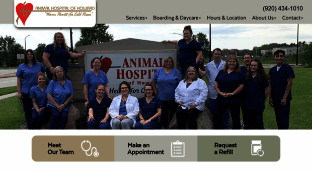 animalhospitalofhoward.com