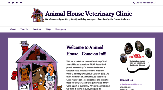 animalhousevetqueencreek.com