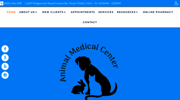 animalmedicalcentergreenville.com