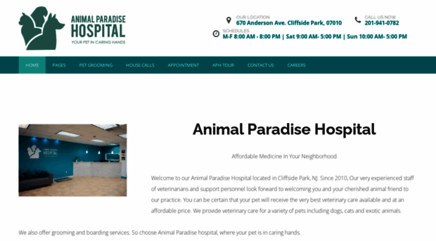 animalparadisehospital.com