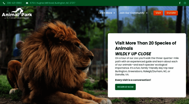 animalparknc.org