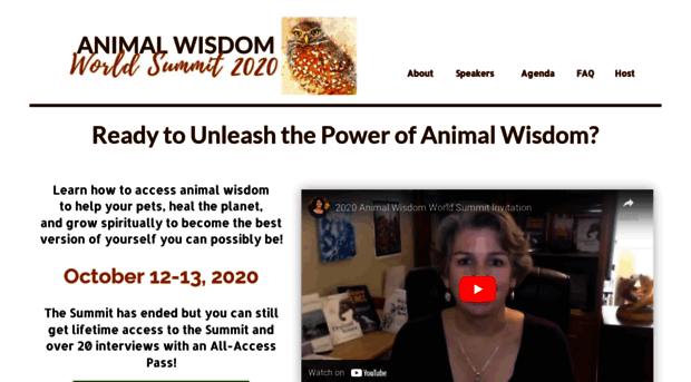 animalwisdomworldsummit.com