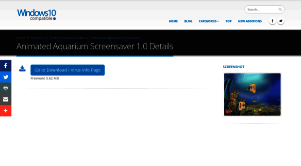 animated-aquarium-screensaver.windows10compatible.com