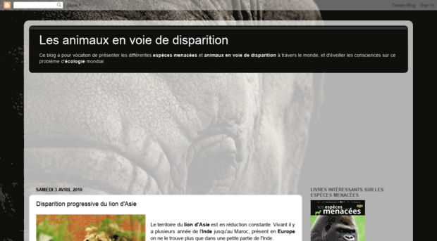 animaux-voie-disparition.blogspot.com