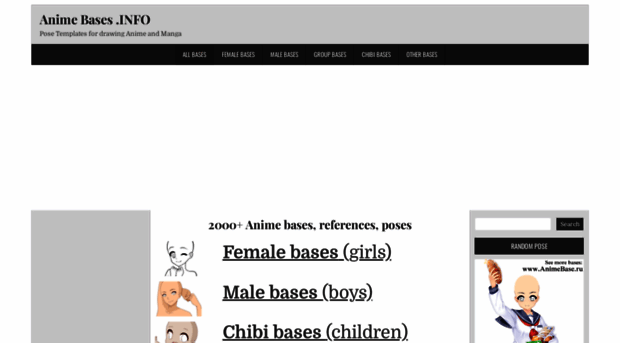 animebase.ru - 2000+ Anime Bases & Anime Pose... - Anime Base