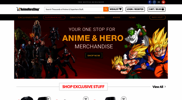 animeheroshop.com