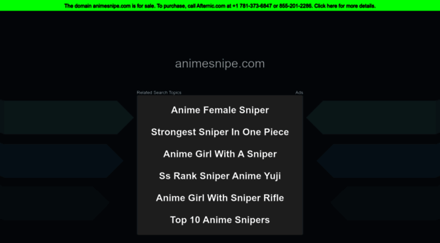 animesnipe.com