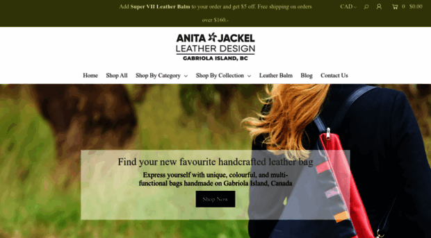 anitajackelleatherdesign.com