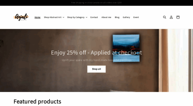 anjalifineartist.com