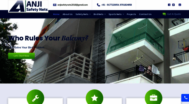 anjisafetynetshyderabad.in