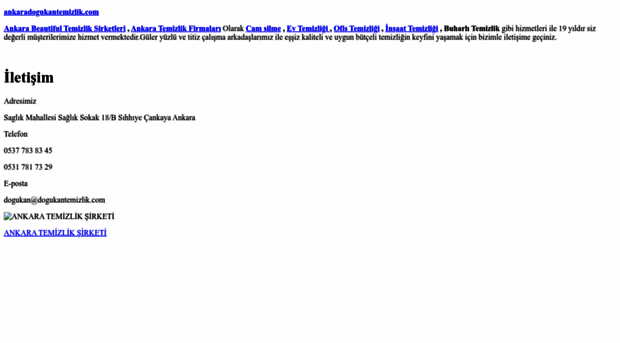 ankaradogukantemizlik.com