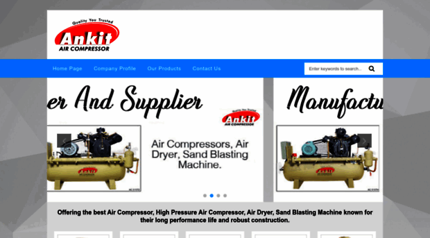 ankitaircompressor.com