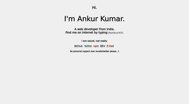 ankurk91.github.io