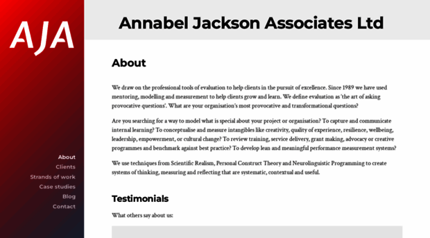 annabeljacksonassociates.com