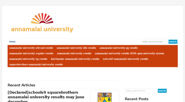 annamalai.university-results.in